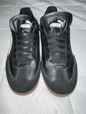 Puma Men’s Black Athletic Sneakers with Gum Outsole